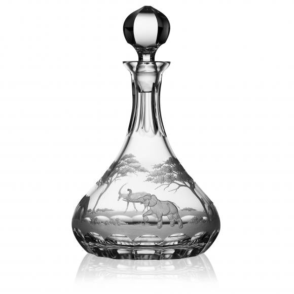 Varga Crystal Safari Clear Ship Decanter - DSLYF