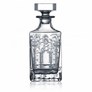 Varga Crystal Athens Clear Whiskey Decanter - DSLYF