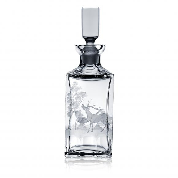 Varga Crystal Hunter Clear Whiskey Decanter - DSLYF