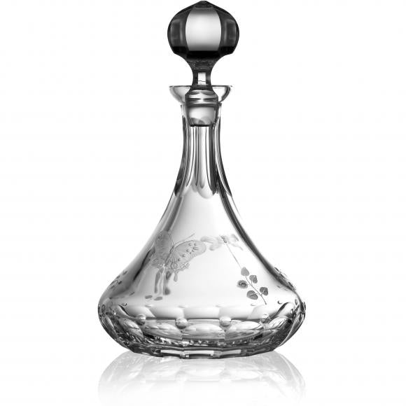 Varga Crystal Springtime Clear Ships Decanter - DSLYF